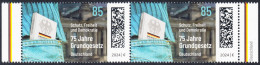 !a! GERMANY 2024 Mi. 3830 MNH Horiz.PAIR W/ Right/left Margins (b) - Constitution - Unused Stamps