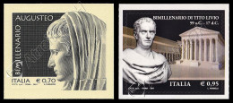 [Q] Italia / Italy 2014-2017: 2 Val. Augusto E Tito Livio / Augustus And Titus Livius, 2 Stamps ** - Andere & Zonder Classificatie