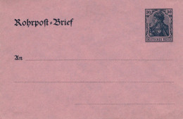 Rohrpost-Brief 30 Pf. Germania Glattes Papier - Ungebraucht - Enveloppes