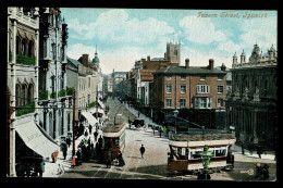 Ref 1645 - Early Postcard Trams & Shops - Tavern Street Ipswich - Suffolk - Ipswich