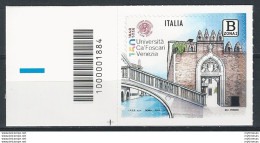 2018 Italia Ca'Foscari Tariffa B2 Codice A Barre Unificato 1884 - Other & Unclassified