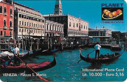 Italy: Prepaid Planet Communication - Venezia, Piazza S. Marco - Schede GSM, Prepagate & Ricariche