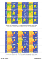 2006 EUROPA CEPT Bulgaria 2 Minifogli "Integrazione Giovani" MNH** - Andere & Zonder Classificatie