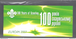 2007 EUROPA CEPT Ukraina/Ykpaiha Libretto/Booklet "Scouts" MNH** - Other & Unclassified