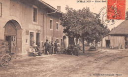 ECHALLON (Ain) - Hôtel Bret - Voyagé 1929 (2 Scans) - Non Classés