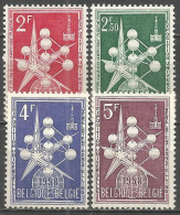 Belgique - Exposition Universelle De Bruxelles 1958 - N°10018 à 1010 * - Unused Stamps