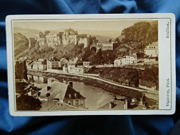 Photo Cdv Vigneron à Bouillon - Château De Bouillon Dédicace Au Dos "château De Mon Aïeul" 4 Sept 1878  L679B - Ancianas (antes De 1900)