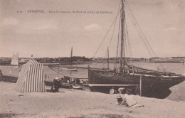56  KERNEVEL   LARMOR  Dans Le Lointain ,le Port De Pêche De Keroman. TB PLAN. H.L.  Env. 1920      RARE - Larmor-Plage