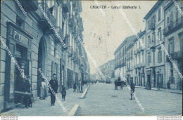 Bc6 Cartolina Caserta Citta' Corso Umberto I Bella!! 1922 - Caserta