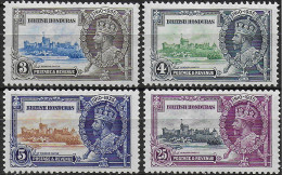 1935 British Honduras Silver Jubilee 4v. MNH SG. N. 143/46 - Other & Unclassified