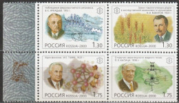 Russland 2000  Mi-Nr. 825-826/828-829 Im 4er Block  ** Postfrisch Russland Im 20.Jahrhundert ( R 351 ) - Unused Stamps