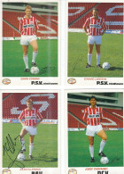 4  POSTCARDS   FC  PSV EINDHOVEN PLAYERS - Voetbal