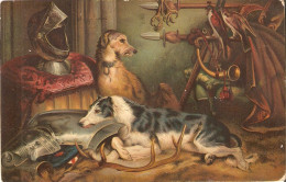 "Landseer. Scene At Abbotford ". Fine Art, Painting, Stengel Postcard # 29271 - Schilderijen