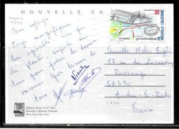 C64 - NOUVELLE CALEDONIE - PA N° 346 SUR CP DE NOUMEA DU 03/07/97 - Cartas & Documentos