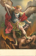 "Guido Reni. San Michele Archangelo ". Fine Art, Painting, Stengel Postcard # 29804 - Schilderijen
