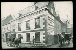Ref 1645 - Early Postcard - Carts & The Admiral Rodney Hotel Southwell Nottinghamshire - Altri & Non Classificati