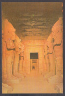 130727/ ABU SIMBEL, The Great Osiris Pillar Hall - Tempel Von Abu Simbel
