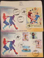 FDC Vietnam Viet Nam With Imperf Stamps & SS 2022 : 31st Southeast Asian Games / Football / Swimming / Shooting (Ms1158) - Vietnam