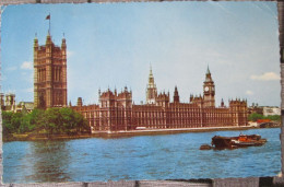 ENGLAND UK UNITED KINGDOM LONDON BIG BEN PARLIAMENT HOUSE TOWER BUILDING PC CP AK POSTCARD CARTE POSTALE CARTOLINA CARD - Houses Of Parliament