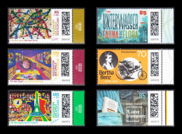 !a! GERMANY 2024 Mi. 3825-3830 MNH 6 SINGLES W/ Right Margins (TOTAL MAY-ISSUE) - Nuevos