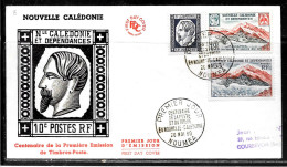 C67 - NOUVELLE CALEDONIE - N° 299 à 301 SUR LETTRE DE NOUMEA DU 20/05/60 - FDC