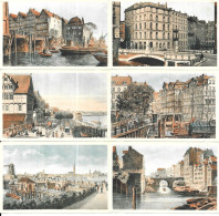 DF11 - SERIE COMPLETE CHROMOS STUHR - HAMBURGER BRUCKEN - PONTS A HAMBOURG - Andere & Zonder Classificatie