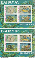 BAHAMAS  1977  MNH  "MARINE LIFE"     2 SCANNERS - Maritiem Leven