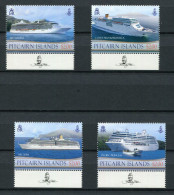 Pitcairn - Mi.Nr. 876 / 879 - "Kreuzfahrtschiffe" ** / MNH (aus Dem Jahr 2013) - Pitcairn Islands