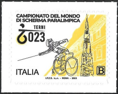 2023 - ITALIA / ITALY - CAMPIONATI MONDIALI SCHERMA PARALIMPICA - WORLD PARALYMPIC FENCING CHAMPIONSHIPS. MNH - Fencing