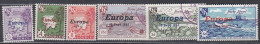 INSEL HERM (Guernsey), Nichtamtl. Briefmarken, 6 Marken, Gestempelt, Europa 1961, Landkarte, Boote - Guernsey