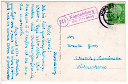 BRD 1957, Landpost Stempel 24b KOPPELSBERG über Plön Auf Sw-AK M. 10 Pf. - Andere & Zonder Classificatie