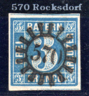 Bayern, MR 570 Klar U. Zentrisch Auf Breitrandiger 3 Kr. - Covers & Documents