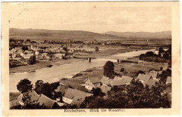 Kirchohsen M. Gebaüden U. Weserbrücke, Gebr. Sw-AK - Sonstige & Ohne Zuordnung