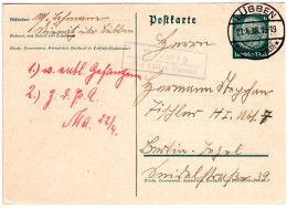 DR 1938, Landpost Stpl. NIEWITZ über Lübben Auf Karte M. 6 Pf.  - Cartas & Documentos