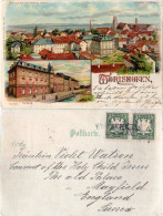 Wörishofen M. Kurhaus, M. Aushilfs-L2 N. GB Gebr. Litho-AK  - Other & Unclassified