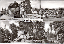 Pockau (Erzgeb.), 1971 Gebr. Mehrbild Sw-AK - Otros & Sin Clasificación