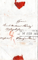 Württemberg 1836, L2 LUDWIGSBURG Auf "pressant" Porto Brief N. Mergentheim - Prefilatelia