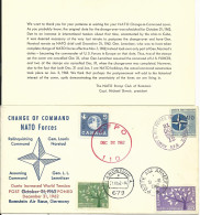 BRD, USA, Canada, Frankreich 1962, NATO Forces Change Of Command Doku Brief - Otros & Sin Clasificación