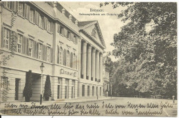 Bremen, Schauspielhaus M. Restaurant, 1919 Gebr. Sw AK N. Norwegen - Otros & Sin Clasificación