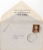 Spanien 1953, 5 C. Auf Drucksachen Umschlag V. VIGO N. Norwegen - Storia Postale