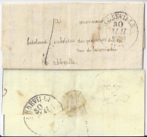 Frankreich 1838, Abbeville Lokal Brief! Ortsbrief Porto 1 (decime). #1144 - Other & Unclassified