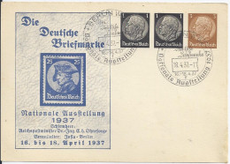 DR 1937, 1+1+3 Pf. Privat Ganzsache Karte M Entsprechendem Sonderstempel. #1595 - Covers & Documents