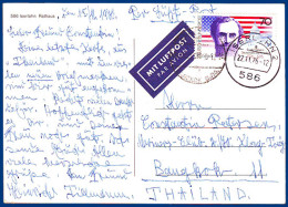 BRD 1976, EF 70 Pfg. Auf Luftpostkarte V. Iserlohn N Thailand. Destination #S422 - Used Stamps