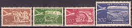 Yugoslavia 1951 - Airmail - Mi 689-692 - MNH**VF - Unused Stamps