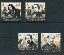 Pitcairn - Mi.Nr. 869 / 872 - "200. Geburtstag Charles Dickens" ** / MNH (aus Dem Jahr 2012) - Pitcairninsel