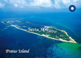 Taiwan Dongsha Islands Pratas Island Aerial View New Postcard - Taiwán