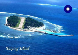 Taiwan Spratly Islands Taiping Island Aerial View  New Postcard - Taiwan