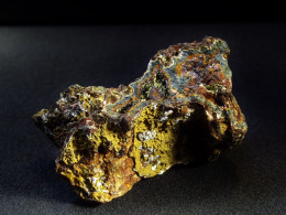 Beraunite (earlier Eleonorite) Kidwellite , Cacoxinite And Others ( 4 X 2.5 X 2 Cm ) Three Oaks Gap - Arkansas - USA - Mineralien