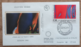 FDC 1993 - YT N°2797 - EUROPA / OLIVIER DEBRE - STRASBOURG - 1990-1999