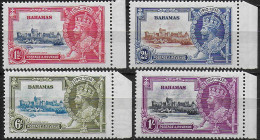 1935 Bahamas Silver Jubilee 4v. MNH SG N. 141/44 - Otros & Sin Clasificación